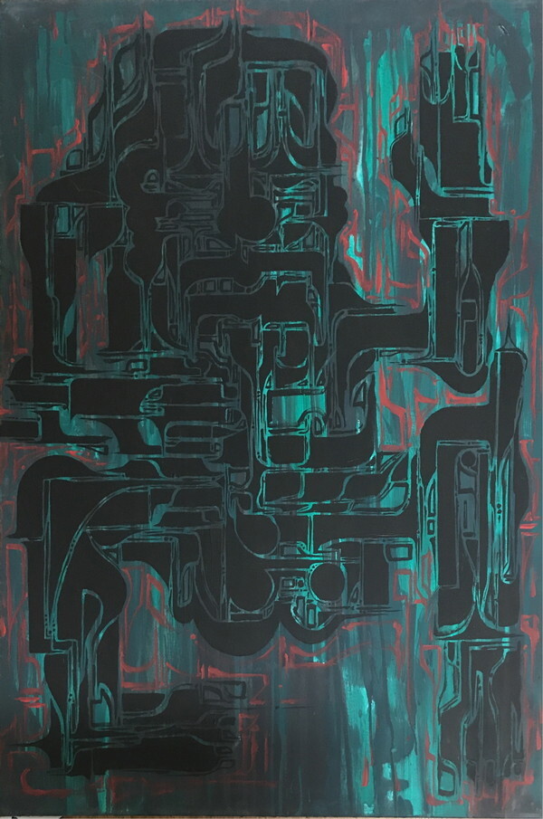사진: 그래피티 아티스트 '조대'의 작품, '꿈을 꾸는 나'(2012) [제공 = 트렌드이슈폴리시]