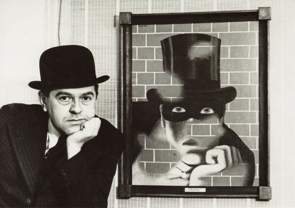 사진: René Magritte and Le Barbare, 1938. Private Collection. © Photo by Fine Art Images/Heritage Images/Getty Images [제공 = 아트램프]