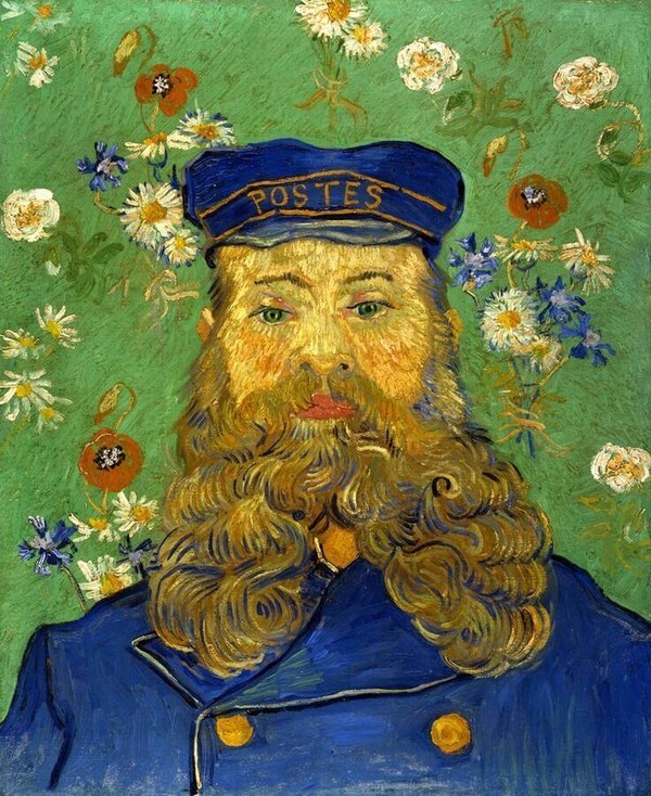 Vincent van Gogh, Portrait of Joseph Roulin, 1889, Oil on Canvas, 65 × 54 cm, Kröller-Müller Museum, The Netherlands. (사진: Public domain) 