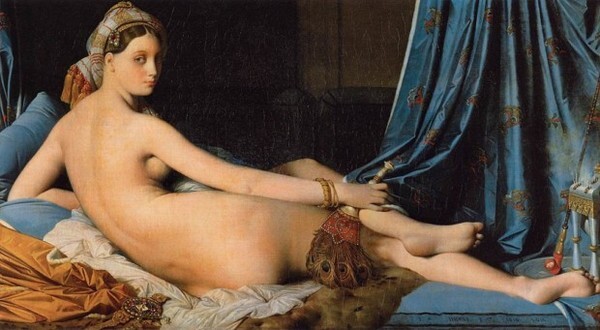 장오귀스트도미니크 앵그르, 그랑드 오달리스크(The Grand Odalisque), 1814, 루브르 박물관, 파리 [사진 제공 = 아트램프]