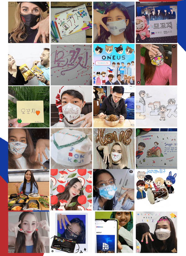 사진: '2020 한류생활문화한마당 모꼬지 대한민국' 글로벌 팬 참여 모습 [제공 = 한국국제문화교류진흥원]
