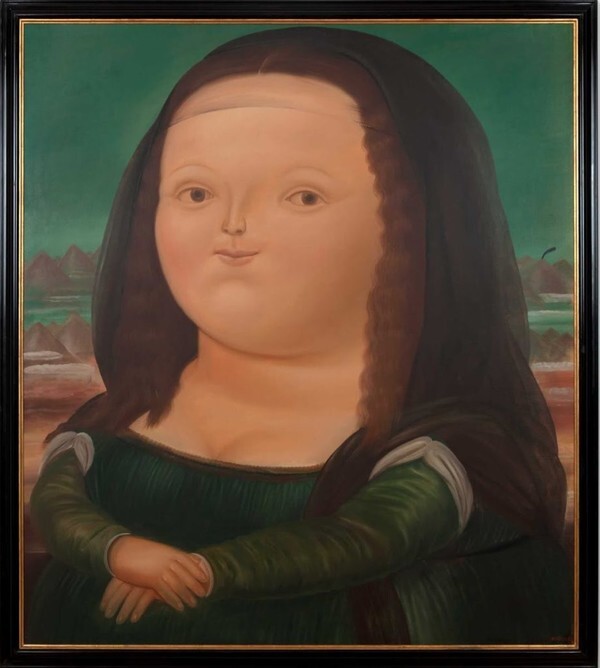 Fernando Botero, Mona Lisa, 1978, Museo Botero, Bogotá, © Fernando Botero [사진 제공 = 아트램프]