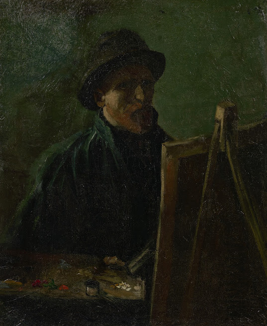 Vincent van Gogh, Self-Portrait as a Painter, September-November 1886, credits: Van Gogh Museum, Amsterdam (Vincent van Gogh Foundation). [사진 제공 = 아트램프]