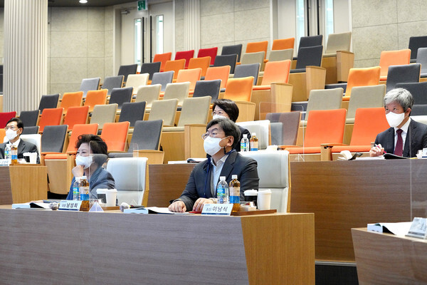 사진: 2021년도 인천·경기북부 총장협의회 회의 현장 2 [제공 = 서울예술대학교]