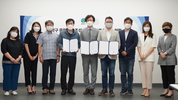 사진: 관악문화재단-관악구-서울대학교 환경대학원 업무협약 현장2 [제공 = 관악문화재단]