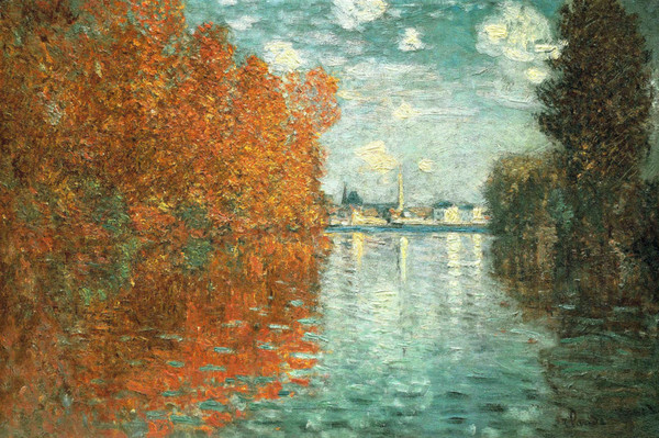 Claude Monet, Autumn Effects at Argenteuil, 1873, Courtauld Gallery, Courtauld Institute of Art, London