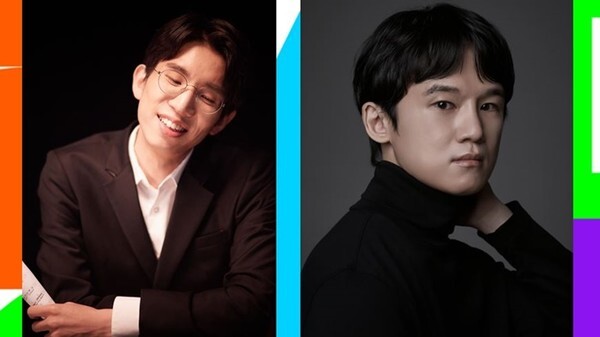 사진: (좌측부터) 김상욱 작곡가,  조훈 작곡가 [제공 = 한국예술창작아카데미]