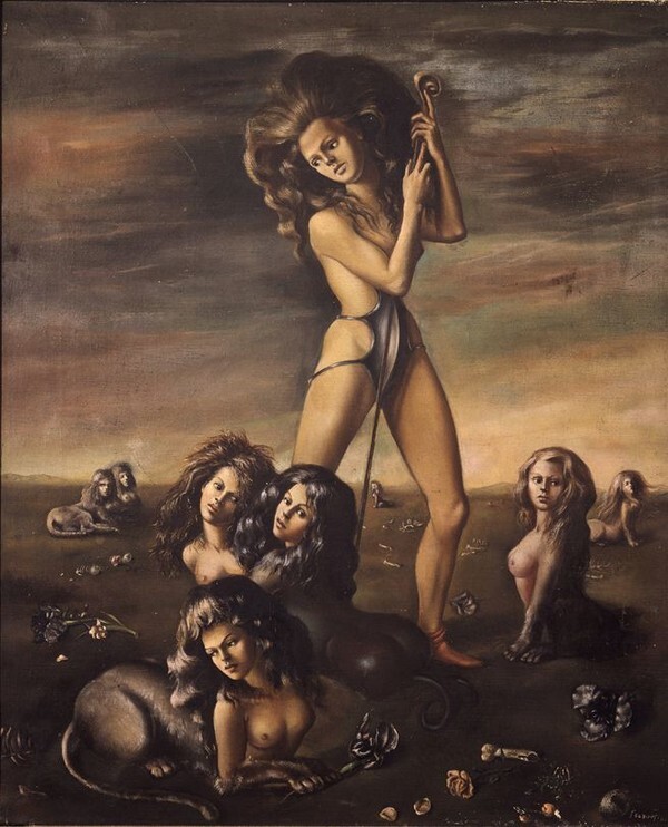 사진: Leonor Fini, The Shepherdess of the Sphinxes, 1941, The Peggy Guggenheim Collection, Venice [사진 제공 = 아트램프]