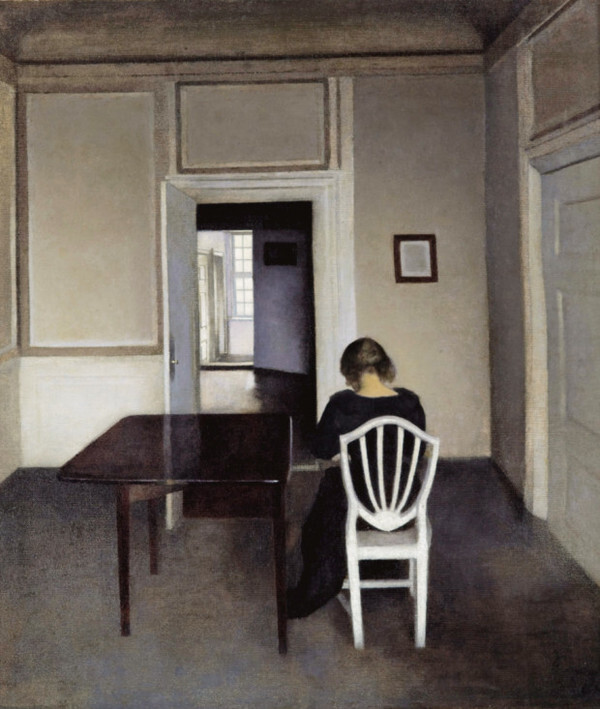 Vilhelm Hammershoi, Interior with Ida in a White Chair, 1900, private collection [사진제공=아트램프]